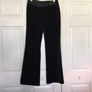 Banana Republic Black Velvet Pants